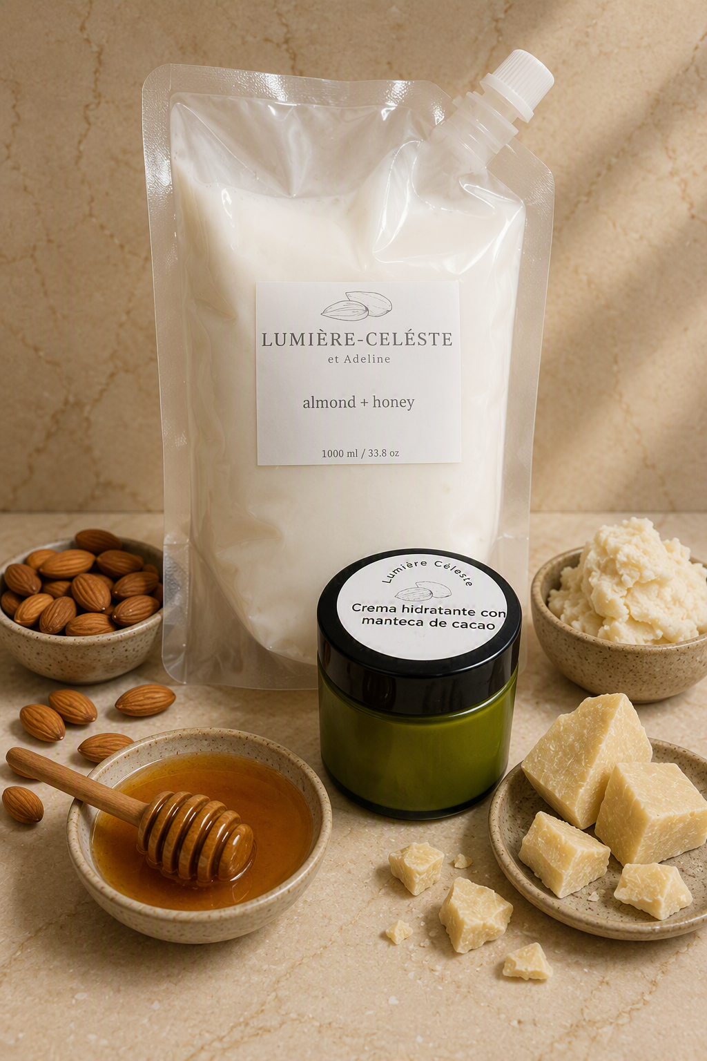 Kit de Crema Corporal y Facial (215G) Lumière de Celéste