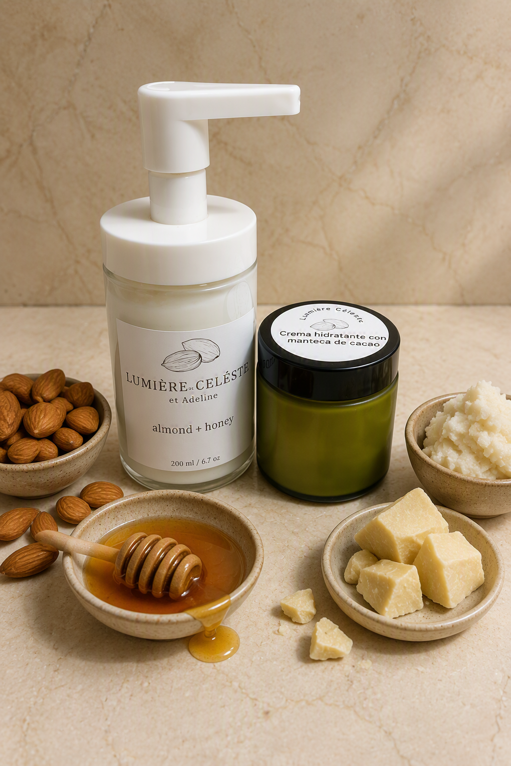 Kit de Crema Corporal y Facial (215G) Lumière de Celéste